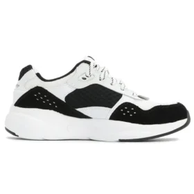 Sport-Low-Tops Sportschuhe Schwarz Weiß