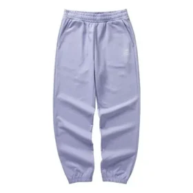 Sport-Strickhose mit Logo-Aufdruck „Purple“