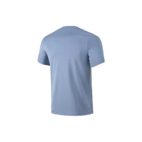 Sport-T-Shirt mit Logo-Print „Teal White“