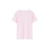 Sport-T-Shirt mit Rundhalsausschnitt, kurzärmelig, rosa