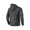 Sportjacke mit Kapuze „Black White“