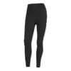 Sportliche gestrickte Fitness-Leggings „Schwarz-Rosa“