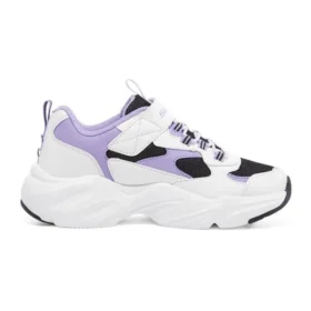 Sportschuhe „Weiß Schwarz Lila“