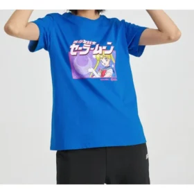 SS20 Sailor Moon Crossover Kurzarm Blau