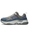 Staxed Sneaker Grau/Blau/Weiß