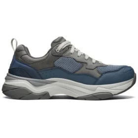 Staxed Sneaker Grau/Blau/Weiß