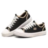 Street Trax Low-Top-Canvas-Schuhe Schwarz