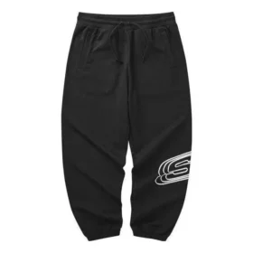 Strick-Jogginghose „Schwarz“