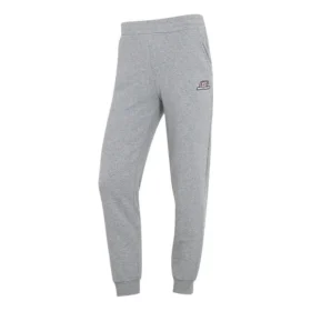 Strickhose mit Ziehband und aufgedrucktem Buchstabenlogo „Grey“