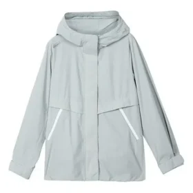 Stroll Series Logo Casual gewebte Kapuzenjacke „Grey“
