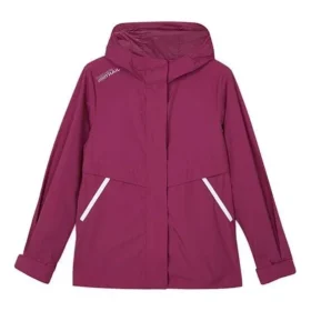 Stroll Series Logo Casual-Kapuzenjacke aus Gewebe „Burgundy“