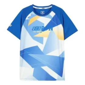 T-Shirt mit Aufdruck „Blue White“