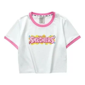 T-Shirt mit Aufdruck „Weiß Rosa Blau“