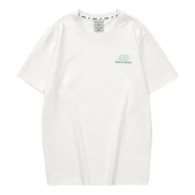 T-Shirt mit Logo-Aufdruck „Weiß Grün“