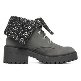 Teen Spirit Knit Buzz Stiefel „Black Charcoal“
