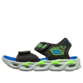 Thermo Splash Slipper Sport Light-Up Sandalen „Black Blue“ Thermo Splash Slipper Sport Light-Up Sandalen „Black Blue“