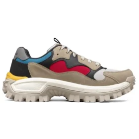 Trekson Low-Top Braun/Rot/Blau