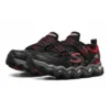 Turbowave Rutschfeste, strapazierfähige Low-Top-Sportschuhe Schwarz Rot