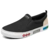 V lites Canvas-Schuhe Schwarz