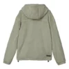 Warme Freizeitjacke aus Kunstlammfell „Olivgrün“