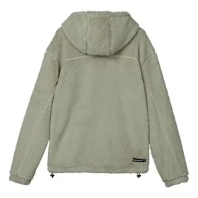 Warme Freizeitjacke aus Kunstlammfell „Olivgrün“