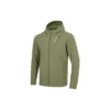 Warme, locker sitzende Jacke mit Aufdruck „Schwarz Blau Grün“