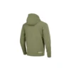Warme, locker sitzende Jacke mit Aufdruck „Schwarz Blau Grün“
