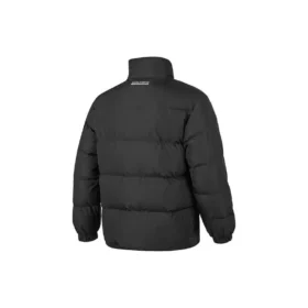Waterproof Daunenjacke mit Aufdruck „Schwarz“