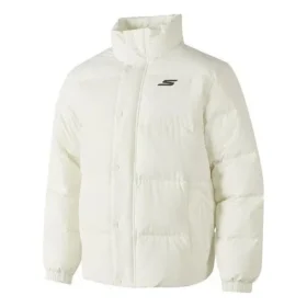 Waterproof Daunenjacke mit Aufdruck „Weiß“
