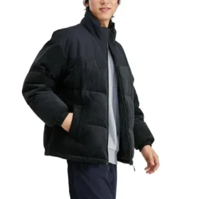 Winddichte Daunenjacke der Sports-Serie „Schwarz“