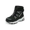 Winter Comfy Stiefel „Schwarz Weiß“