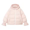 (WMNS) Skechers Daunenjacke mit Kapuze und Reißverschluss, langärmelig „Pink“