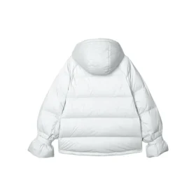 WMNS) Skechers Daunenjacke mit Reißverschluss und Kapuze, langärmelig „Weiß“ WMNS) Skechers Daunenjacke mit Reißverschluss und Kapuze, langärmelig „Weiß“