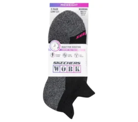 Work: Lowcut-Socken mit Fersenlasche – 3er-Pack