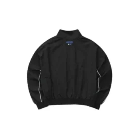 Zip-Jacke mit Logo-Buchstaben-Herz-Print „Schwarz“ Zip-Jacke mit Logo-Buchstaben-Herz-Print „Schwarz“